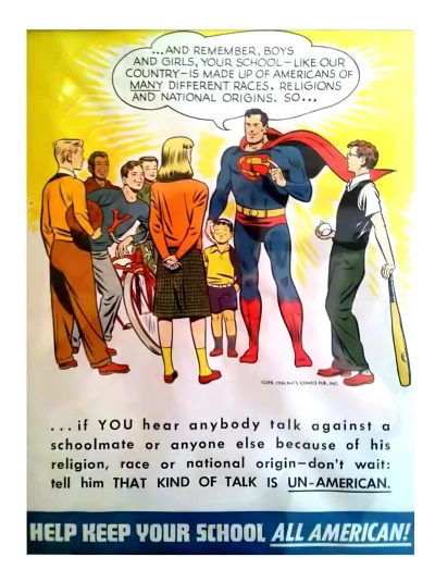 Mesmeryzowany - Podobno już w 1950 Superman był skrajnie politpoprawny. Nie mówiąc ju...