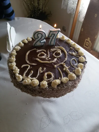 blanka88 - Mój wykopowy tort dla #niebieskipasek z okazji 27 urodzin :) Pozdrawiam ws...