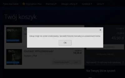 anon-wynosiciel - Ma ktoś problem z płaceniem w #ps4 #psstore? Mam normalnie ponad 20...