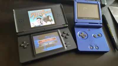 jos - #nintendo #nds #gba #konsole #jaggedalliance 
DS Lite, nowy nabytek, drugi po ...