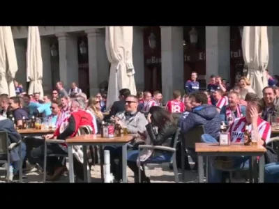 kropek00 - Afera w Hiszpanii: holenderscy kibice PSV przed meczem poszli do madryckic...