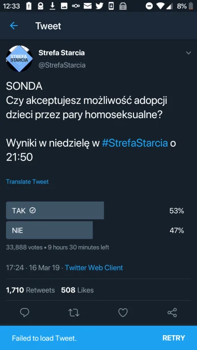 M.....n - Zalinkowałem do tweeta z sondą, ale został już usunięty. Na szczęście aplik...