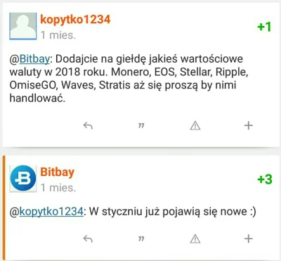 mat1984 - Hej @Bitbay
Czy można liczyć na nowe info odnośnie planów wprowadzenia nowy...