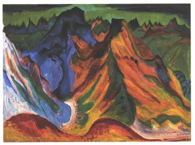 Ponczka - Ernst Ludwig Kirchner - Góra
#sztuka #malarstwo
