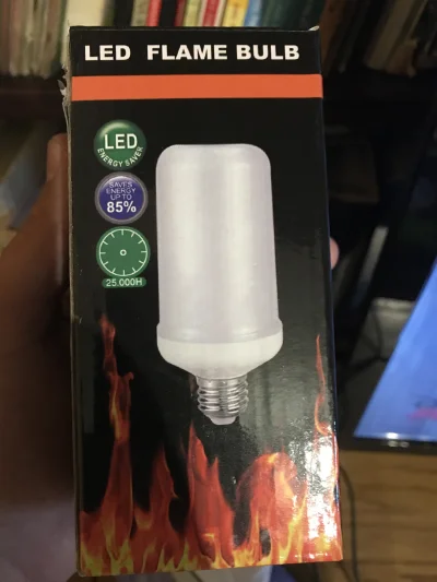 majwsik - @saczuser: Na AliExpress wpisz sobie w wyszukiwarce „LED flame lamp”.