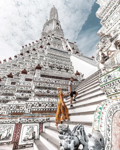 Castellano - Wat Arun, inaczej Świątynia Świtu. Bangkok. Tajlandia
foto: Explorerssa...