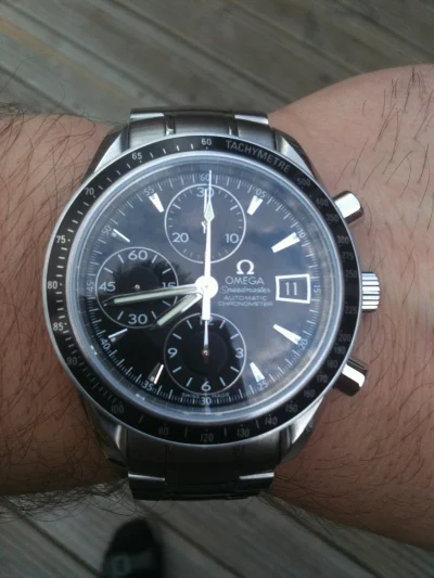 Marcinez80 - @Kufelpiwa13: to moj speedmaster, zdjecie tak stare jak zegarek :)