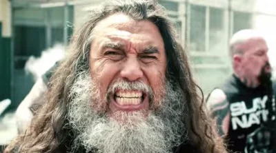 metalnewspl - Gdyby ktoś chciał obejrzeć jak Tom Araya z zespołu Slayer opieprza, zrz...