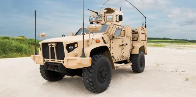 zackson - Oshkosh L-ATV, następca Humvee w armii USA. Widać, że IED (improwizowane ła...