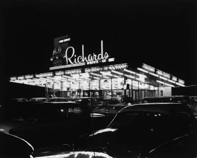 myrmekochoria - Richard's Drive-in, Home of the California Burger, USA 1955 rok.

#...