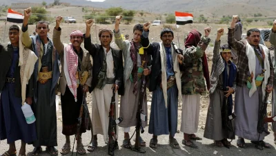 F.....o - > The Houthi forces fired a significant number of rockets into the Jizan Re...