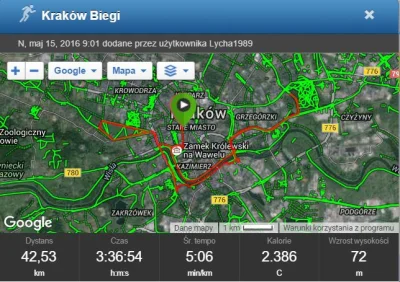 Lycha19897 - 105 025.53 - 42 = 104 983.53
Kraków maraton
#sztafeta