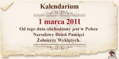 ksiegarnia_napoleon - #zolnierzewykleci #dzienzolnierzywykletych #polska #kalendarium...