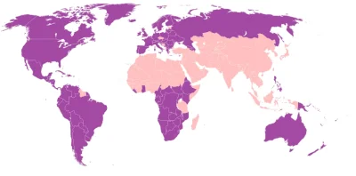 A.....1 - Kraje, w których chrześcijanie stanowią ponad połowę ludności.
#mapy #mapp...