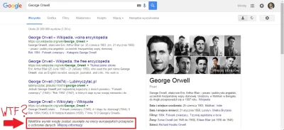 Slav_Anonim - Future is now... :| Wpiszcie w Googlach "George Orwell".

‪#‎Rok1984‬...
