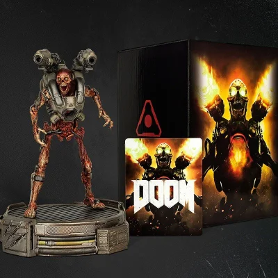 Hansek - Kolekcjonerka Doom'a - 570zł, za podświetlaną figurkę i steelbook + jakieś d...