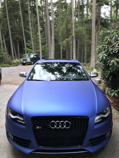 tomasz-szalanski - Niebieski mat metalic! wow! 

Audi B8 S4 

#carboners #carporn...