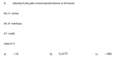 Trustm3 - Mirki, jak rozwiązać to zadanie? Jak się koduje liczby dziesiętne na te z m...