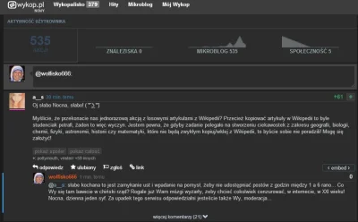 wolfisko666 - Dla potomnych, gdybym miał dostać bana #moderacjacontent #kondon #cenzu...