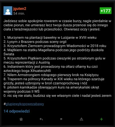 Barto_ - @jguten2 rzeczywistość może być taka jaką sobie zapragnę ᕙ(⇀‸↼‶)ᕗ chciałem 7...