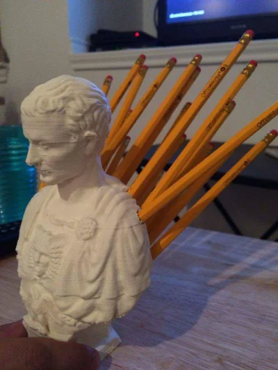 Mesk - Popiersie Juliusza Cezara - Idealny stojak na ołówki #pdk #historia #heheszki ...