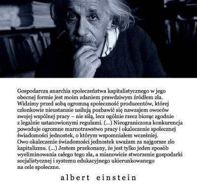 BojWhucie - #cytatywielkichludzi #socjalizm #kapitalizm #alberteinstein #einstein