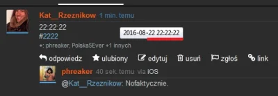 K.....w - o #!$%@?
zapomniałem, że dziś 22
ale jebło 
#2222
z tej okazji chce poz...
