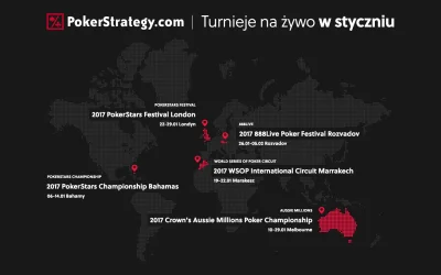 PokerStrategyPL - Gdzie pograć/co warto śledzić w styczniu? Wrzuciliśmy na mapkę najw...