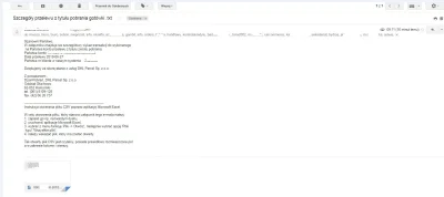 taptarap - Takie coś dostałem na maila od DHL wraz całą listą emaili reszty firm. Co ...