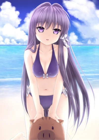 Onii-chan-san_Senpai - #randomanimeshit #clannad #kyoufujibayashi #swimsuit