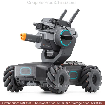 n____S - DJI Robomaster S1 STEAM FPV Robot - Banggood 
Cena: $499.99 (1898.41 zł) + ...