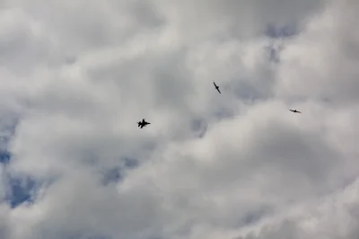 mGz - F-16 z Krzesin zostało zmuszone do walki kołowej przy podejściu do lądowania. Z...