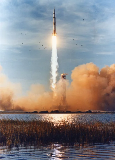 angelo_sodano - Start misji Apollo 8 (rakieta Saturn 503), Kennedy Space Center, 7:51...