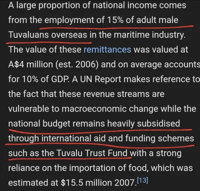 RoastieRoast - > Tuvalu ma dobry klimat.

@the_revenant: Tragiczny, cała żywność im...