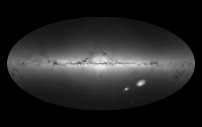 sznaps82 - Mapa Drogi Mlecznej i pobliskich galaktyk stworzona na podstawie pomiarów ...