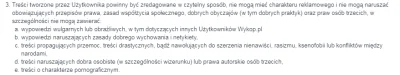 szpichi - @snowball666: A najlepiej działać w oparciu o regulamin; albo wszystko, alb...