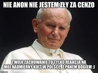 PreczzGlowna - Piękne słowa Papieża Polaka, RiGCz wylewa mu się z ust

#wykopobrazapa...