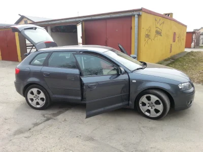 iker - Mireczki z #wroclaw - kumplowi ukradli auto Audi A3 8p Sport Back w kolorze sz...