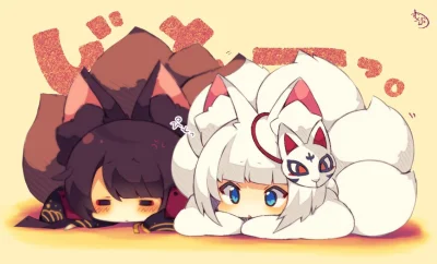 LlamaRzr - #randomanimeshit #azurlane #kaga #akagi #kemonomimi #kitsunemimi #blushedf...