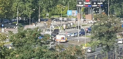 aleksander_z - Wypadek legnicka/niedzwiedzia tramwaj w strone centrum nie pojedzie #m...