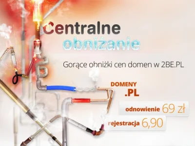 adnews - "Centralne obniżanie" w 2BE.PL - rejestracja #domen polskich za 6,90 zł. Co ...