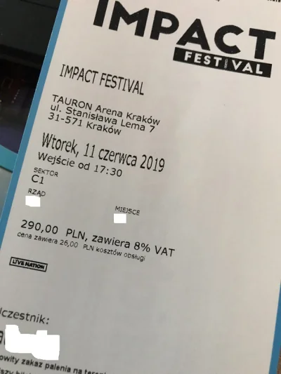 ThrashMetal - Pierwszy bilet na 2019 już jest :) Kolejne w drodze :) 
#koncert #tool...