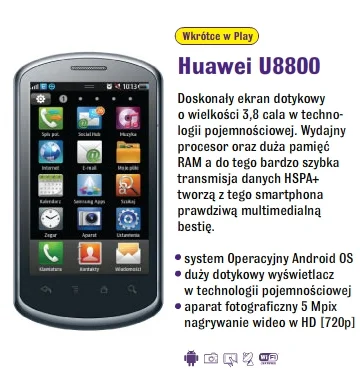 brzezinski - znów #play #fail. Telefon #huawei U8800, który jest z #android'em ma int...
