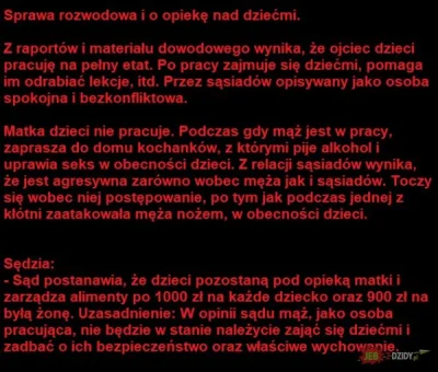 srytytyty222 - > pisali o tym jak męzczyźni mają trudniej w sądach rodzinnych i jaka ...