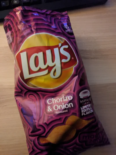 kalabanga - recenzja chipsów Lay's Chorizo & Onion
o #!$%@? 10/10 polecam w #!$%@?
...