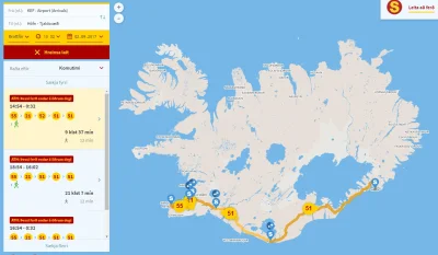 EYJAN - @killdachill: Najłatwiej chyba będzie z Stræto.
Z lotniska do Höfn autobusam...