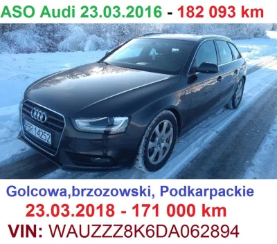 malinowydzem - "Audi A4 B8 Po Lift 2012 rok styl. S-Line LED NAVI ASO Serwis "
Info ...
