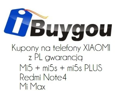 Pirzu - Mireczki, są kupony w sklepie #ibuygou :) Tym razem na modele #xiaomi jak Mi5...