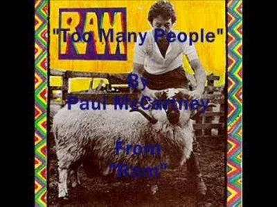 CulturalEnrichmentIsNotNice - Paul McCartney - Too Many People (odpowiedź na piosenkę...