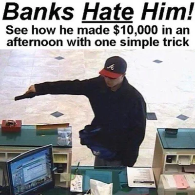 plakatymocy - Szybki sposób na zarobek

Banki go nienawidzą. Zobacz jak zarobił 10 ...